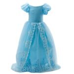 Princess Flower Girls Long Pageant Tulle Wedding Prom Party Gown Dress 130cm Light Blue | Clothing Shoes & Accessories | Kids Clothing Shoes & Accs | Girls Clothing (Sizes 4 & Up) | Dresses