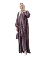 Abaya Nida Fabric Full Sleeve Dress for Women's and Girl's - Devika
