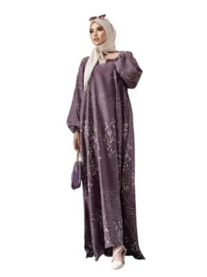 Abaya Nida Fabric Full Sleeve Dress for Women's and Girl's - Devika