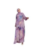 Abaya Nida Fabric Full Sleeve Dress for Women's and Girl's