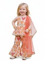 Trendy Girls Stylish Kurti and Sharara with Dupatta | Traditional Festive & Party Clothing Set