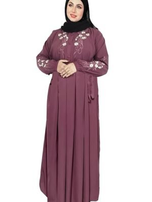Purple Free Size Muslim Burqa/Abaya & Burkha Dress for Muslim Women And Girl's