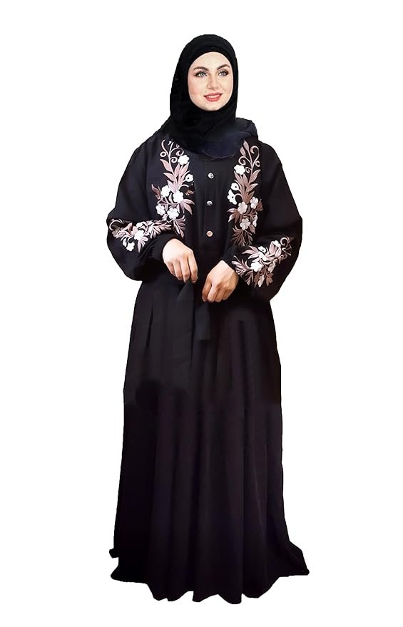 Black Free Size Muslim Burqa/Abaya & Burkha Dress for Muslim Women And Girl's
