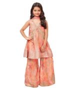 New Girl's Style Georgette Salwar Suit For Kids
