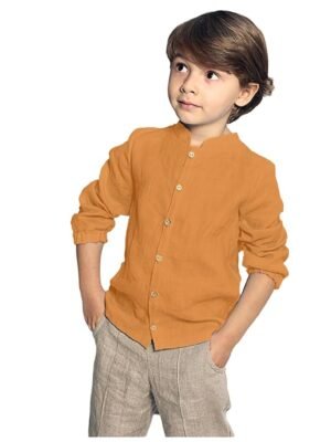 Orange Shirt for Boy | | Kids Shirt