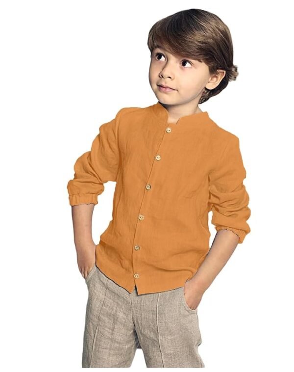 Orange Shirt for Boy | | Kids Shirt
