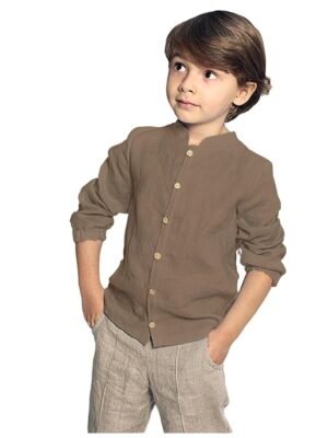 Shirt for Boy | | Kids Shirt (Coffee)