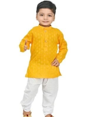 Kids Traditional Kurta Pajama Suit Festival & Wedding Outfit