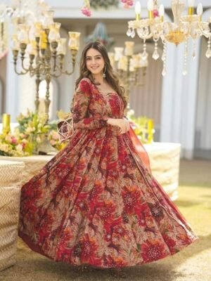 Women Maxi Fashion Anarkali Suit