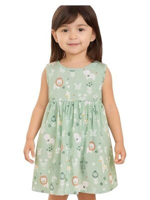 Kids Dress for Girls (Green)