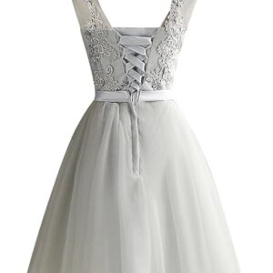 Women Lace Bridesmaid Dress Sleeveless Embroidered Mesh Tulle Slim Elegant Ladies Party Wedding Formal Dress pekdi