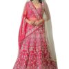 Women's Satin Embroidery Sequence Work Lehenga Choli Set with Dupatta For Women SemiStitch | Sty