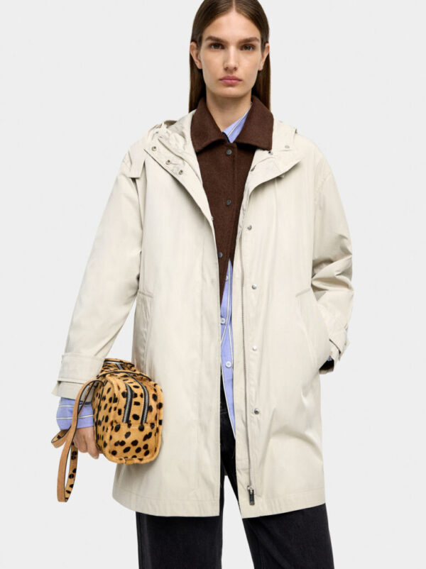 Light Water-Repellent Parka – Grey