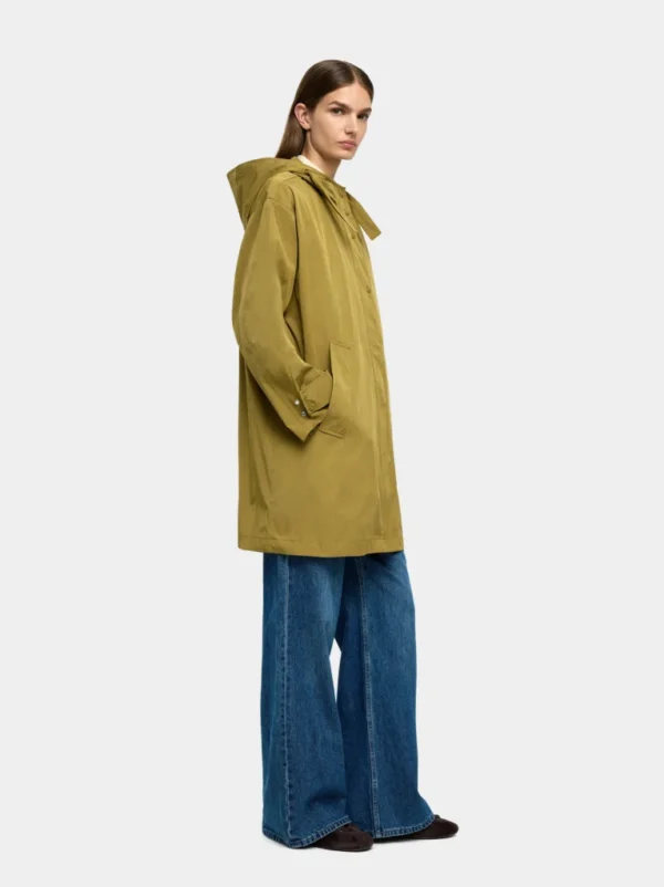 Light Water-Repellent Parka – Olive