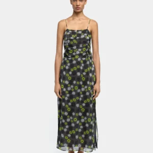A-Line Sleeveless Maxi Dress