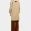 Cotton Parka with Removable Hood – Beige