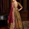 PURVAJA Women's Kanjiwaram Semi-Stitched Lehenga choli