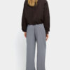 Fluid Trousers with Adjustable Cord – Grey