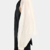 Cropped Crinkled Puff-Sleeve Blouse