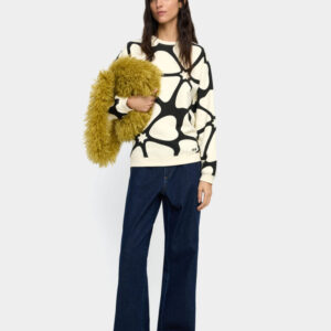 Sphere-Appliqué Cotton Sweatshirt – Multi