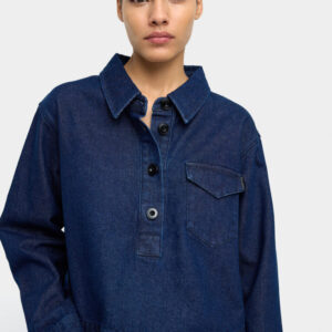 Soft Denim Casual Shirt – Blue