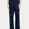 Blue Side-Stitched Denim Trousers