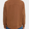 Embroidered Bow Cotton Sweatshirt – Brown