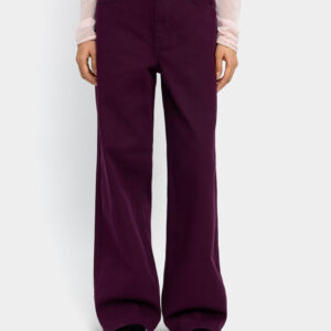 Wide-Leg Cotton Denim Trousers – Bordox
