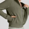 Womens Zip Up Hoodies Jackets Cropped Sweatshirts Fleece Fall Outfits Casual Comfy Y2k Tops Winter C