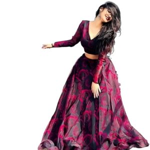 piludi Girls Fashion Lehenga Choli Ethnic Wear Stylist Digital Printed Lehenga | Choli & Dupatta