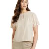 Symbol Premium Women's 'Desk-to-Dinner' Crop Top (Relaxed Fit | Stylish)