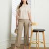 Symbol Premium Women's 'Desk-to-Dinner' Crop Top (Relaxed Fit | Stylish)