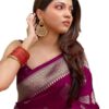 C J Enterprise Women's Kanjivaram Art Silk Saree Soft Banarasi Style Sari With Blouse Piece For