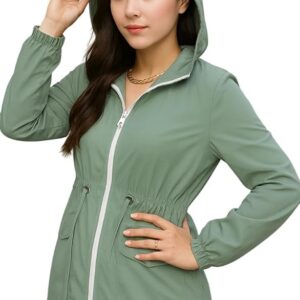 Women Jacket || Women Sweatshirt Style Jacket for Winter Wear(Green)