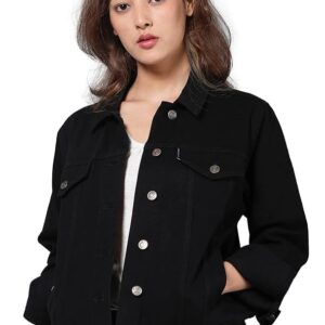 Women's Denim Jacket(Black)