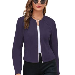 Oversized Plus-size Winter Jacket for Women Korean Style Coat | Jacket for Women Winter Wear(Purple)