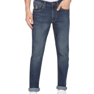 Men's Slim Fit Mid Rise Jeans