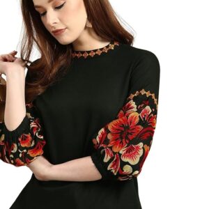 rytras Women's Rayon Floral Regular Fit Top