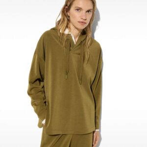 Knit Hoodie Soft Touch – Khaki