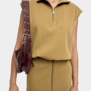 Sleeveless Sweatshirt – Mustard