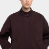Cotton Sweatshirt – Brown