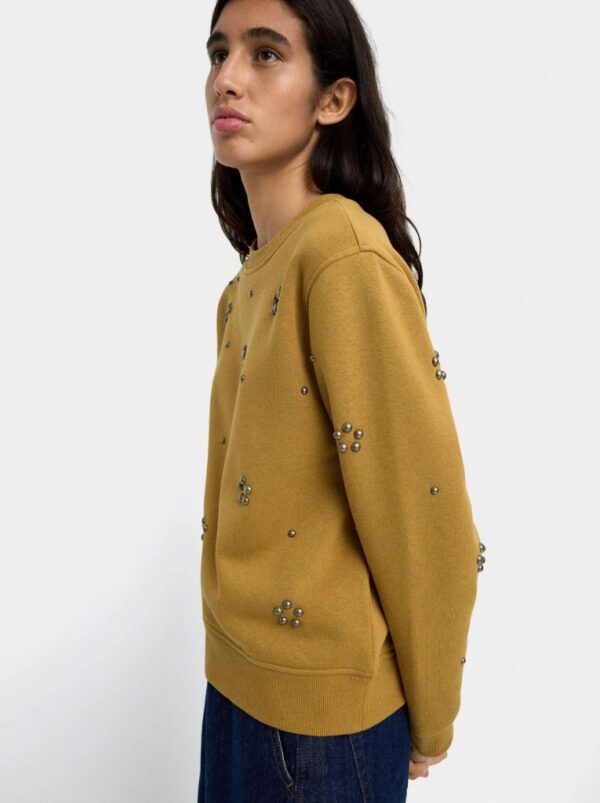 Cotton Hooded Sweatshirt – Gray