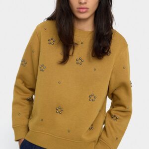 Cotton Hooded Sweatshirt – Gray