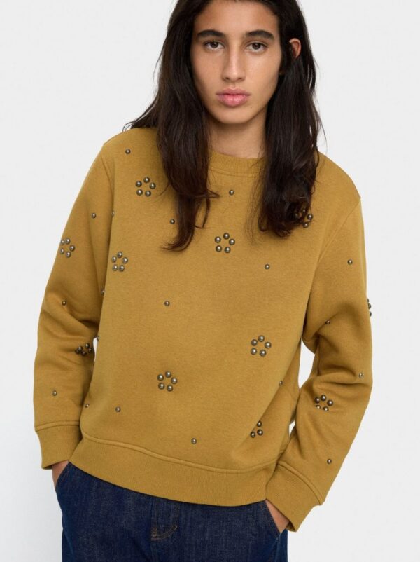 Cotton Hooded Sweatshirt – Gray