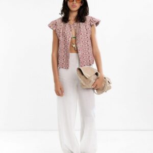 Jacquard Vest 100% Cotton – Multi