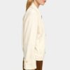 Short Trench Coat with Linen Blend – Ecru