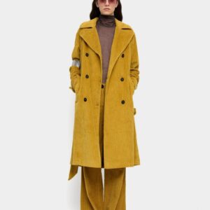 Corduroy Gabardine Jacket – Yellow