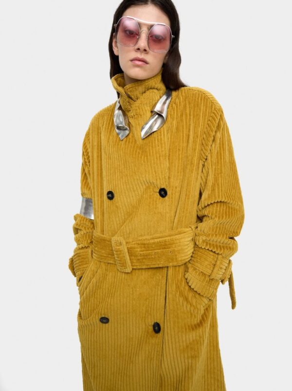 Corduroy Gabardine Jacket – Yellow