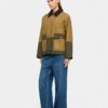 Jacket with Cotton Contrast – Multi