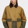 Jacket with Cotton Contrast – Multi